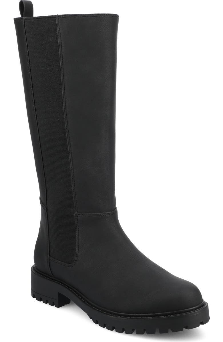 Journee Collection Brandi Knee High Boot, Main, color, Vintage Black