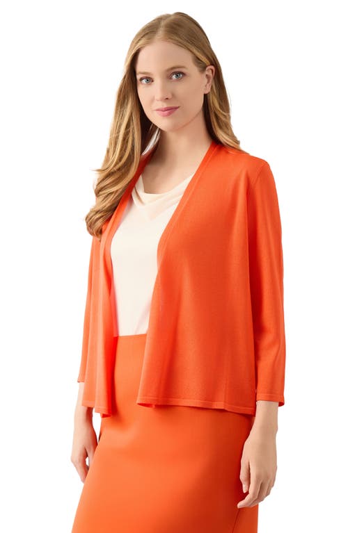 Kasper Open Front Cardigan