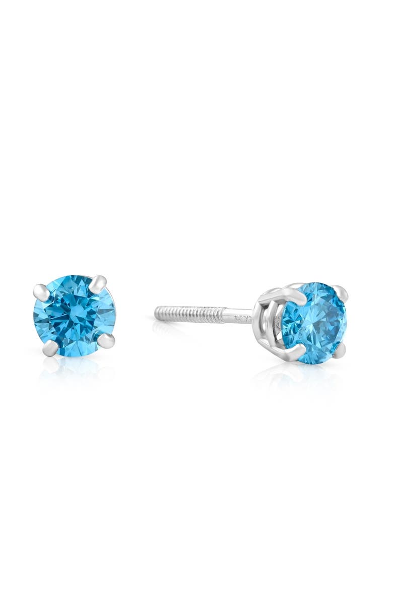 Bliss Diamond 1/2ct Blue Lab Grown Diamond Studs, Alternate, color, 