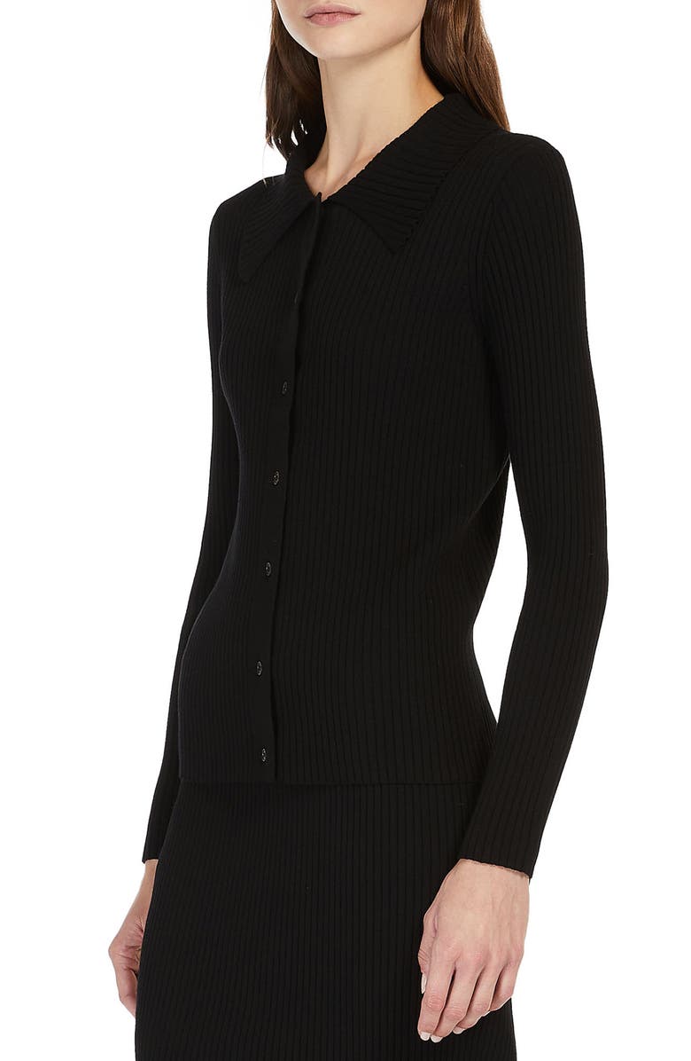 Weekend Max Mara Papiro Rib Cardigan, Alternate, color, 
