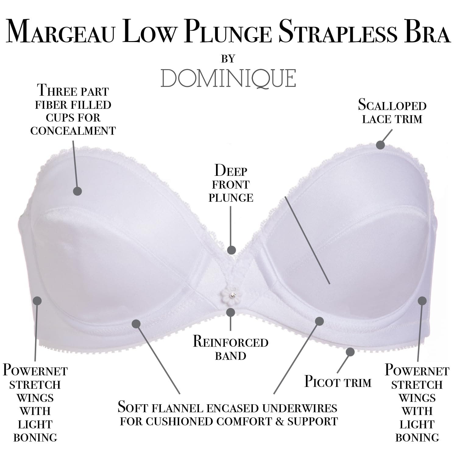 Dominique Intimates Margeau Low Plunge Strapless Bra (Women) | Nordstrom