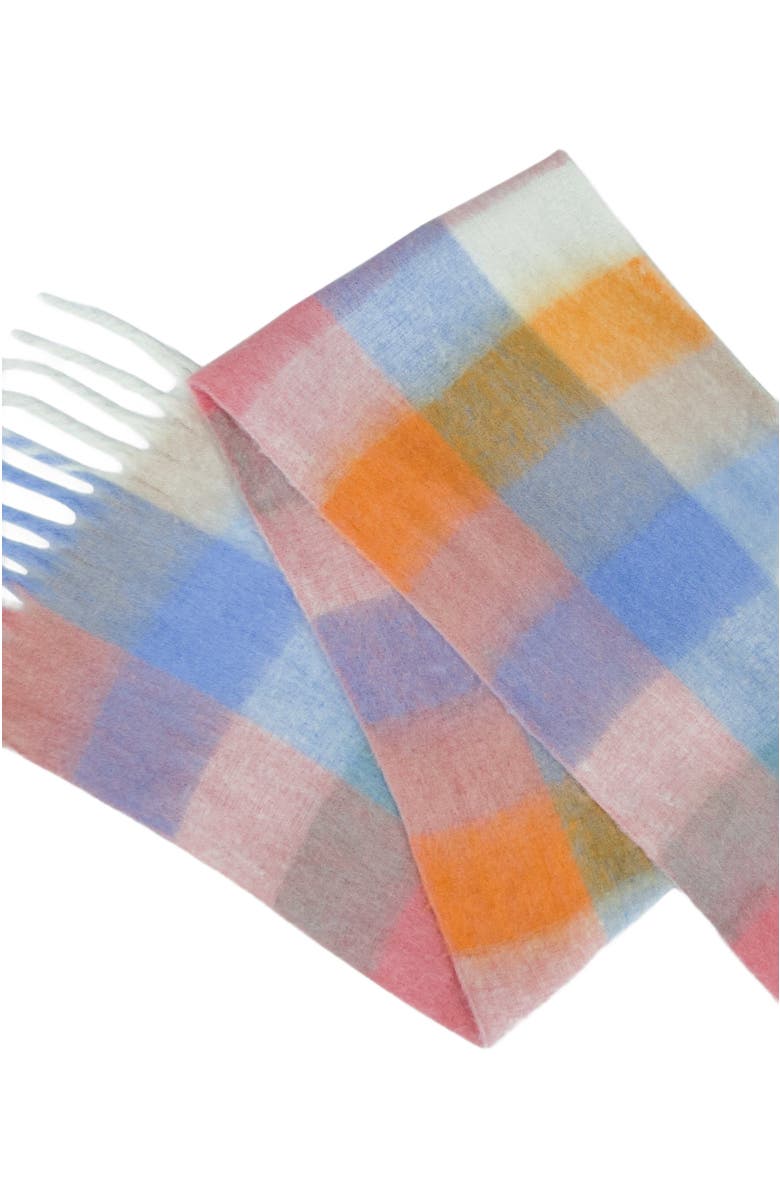 Belle & Bloom Vail Checkered Scarf, Alternate, color, Pink