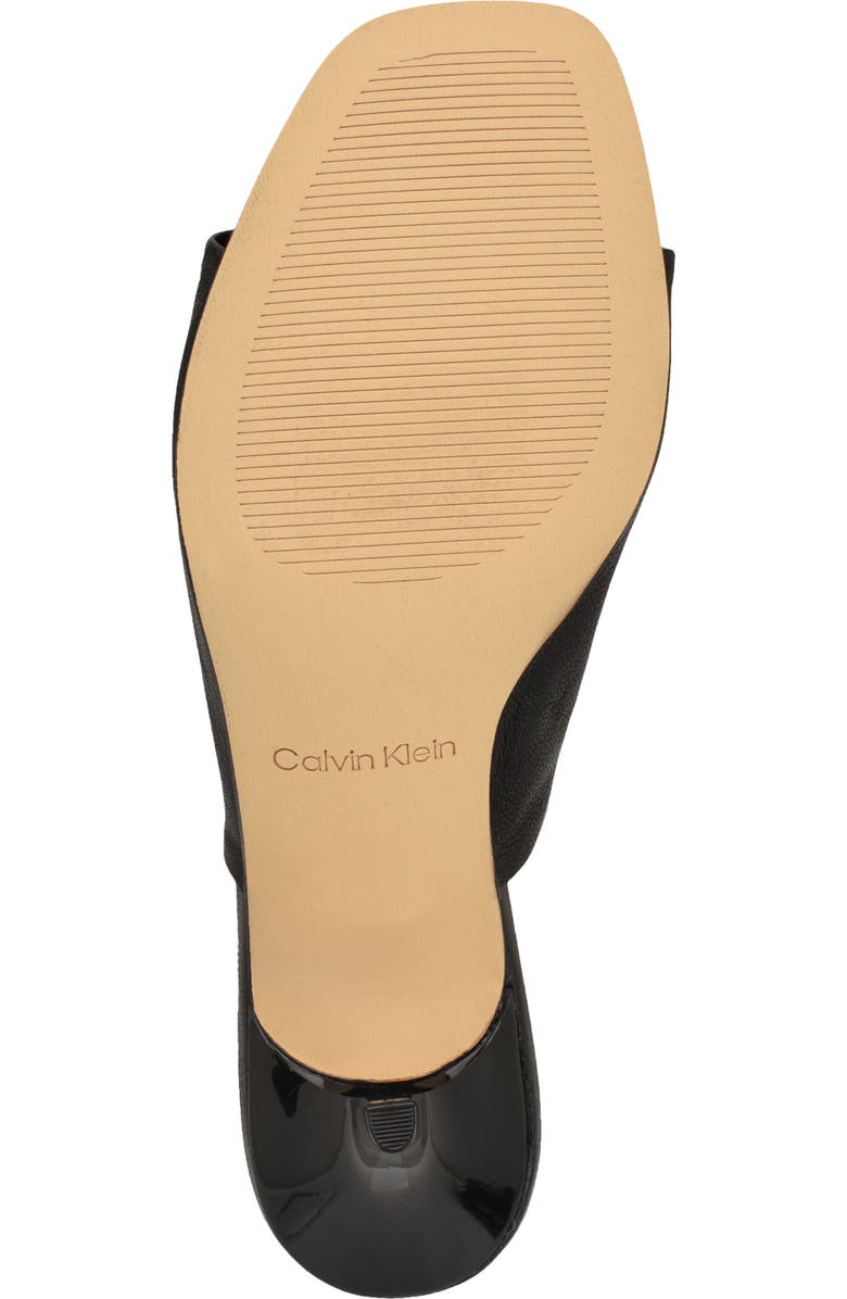Calvin Klein Chaney Sandal, Alternate, color, Black Leather