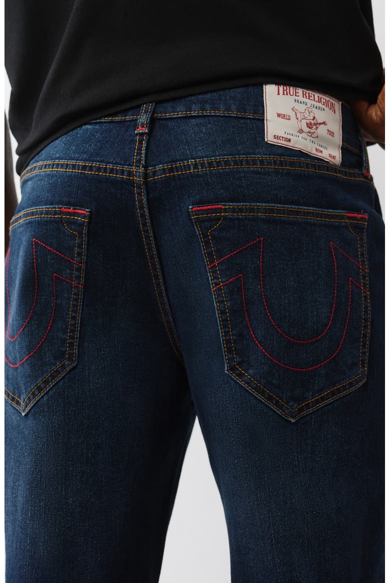 Geno Slim Leg Jeans, Alternate, color, DARK MAHOGANY WOOD WASH