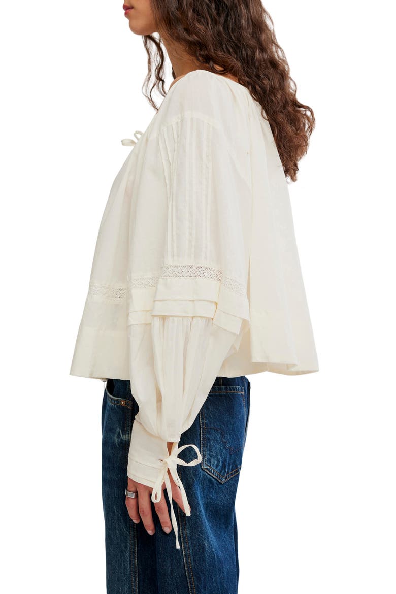 We The Free La Lune Cotton Top, Alternate, color, TOFU