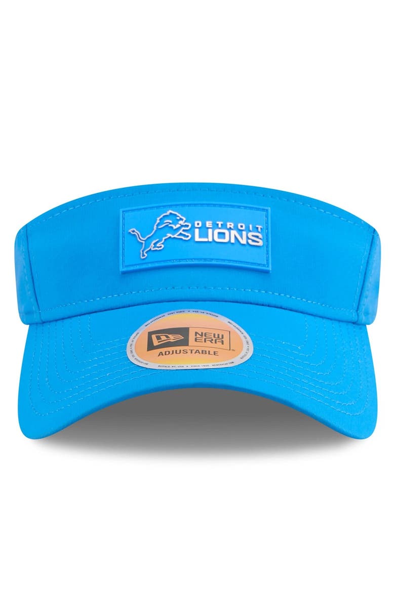 Men's New Era Blue Detroit Lions 2025 Sideline  Visor, Alternate, color, Blue