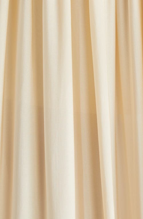 Zimmermann Rebellion Lace Inset Off The Shoulder Draped Dress In Neutral