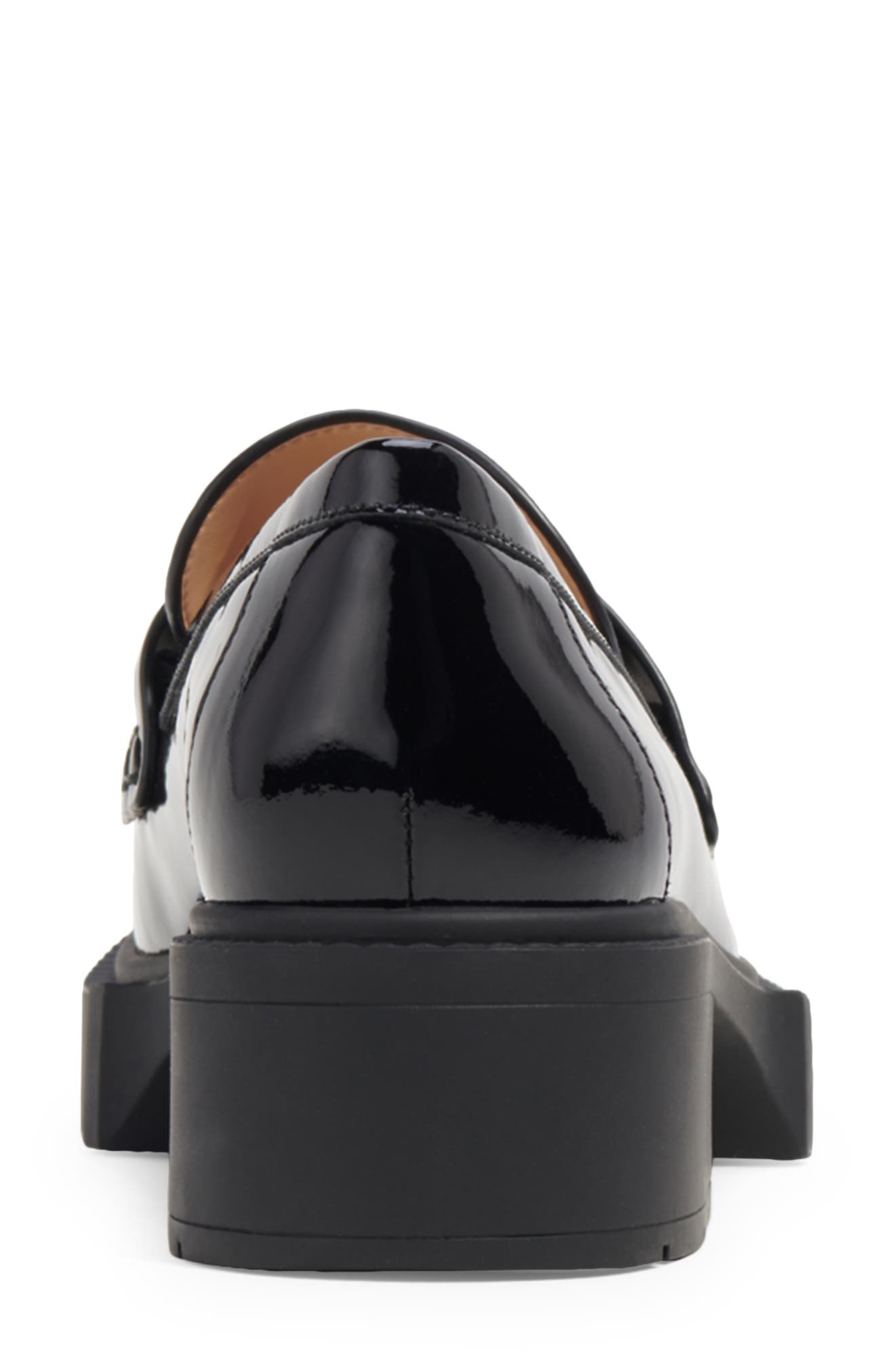 COACH Leah Platform Loafer, Alternate, color, Black Patent