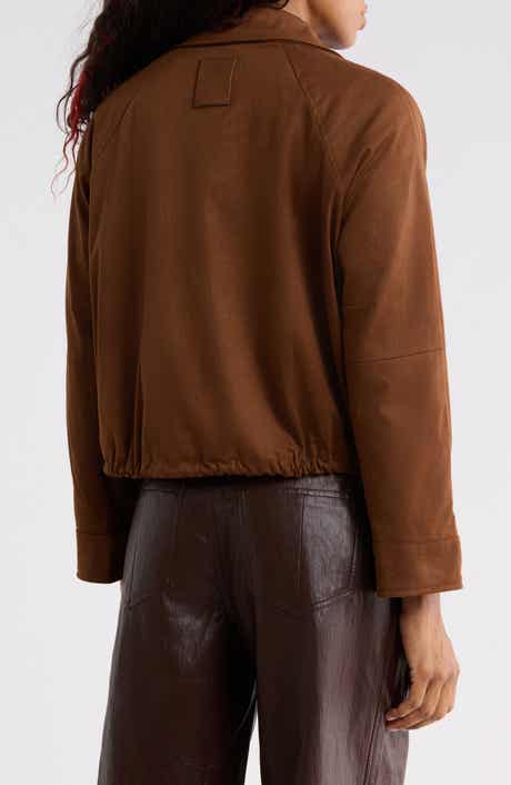 Faux Suede Jacket