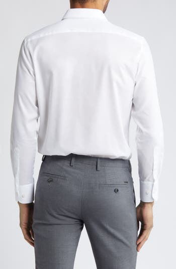 Luxe Slim Fit Solid Dress Shirt