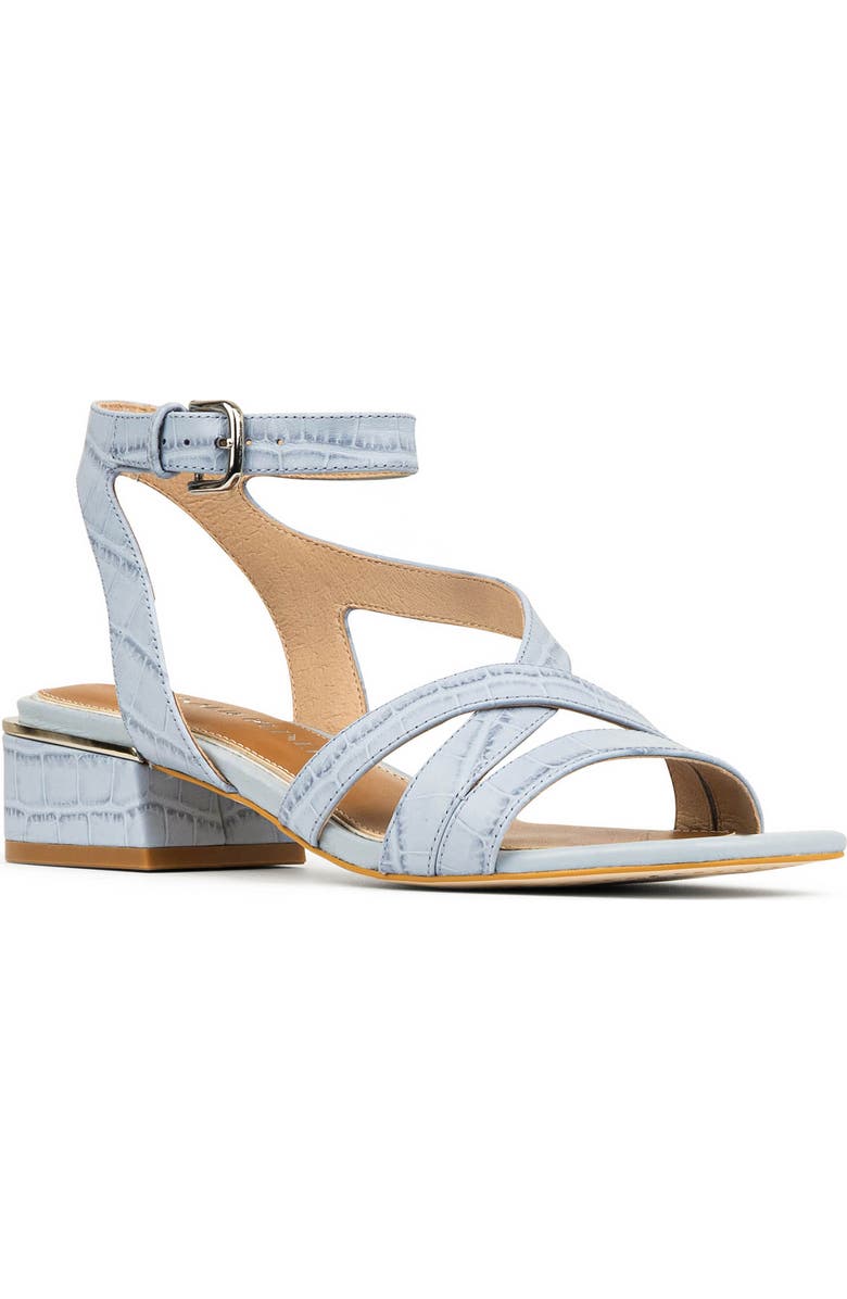 Donald Pliner Frannie Ankle Strap Sandal, Main, color, Light Blue