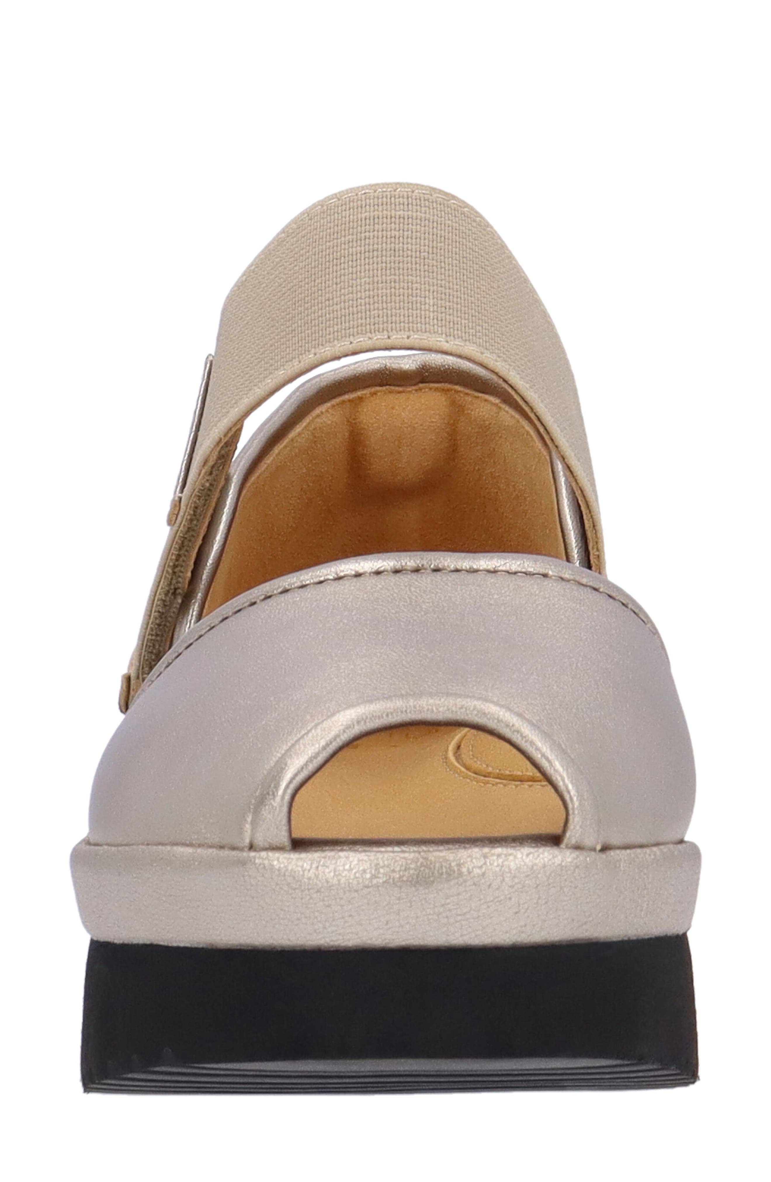 L'Amour des Pieds Amadour Ankle Strap Sandal, Alternate, color, Champagne