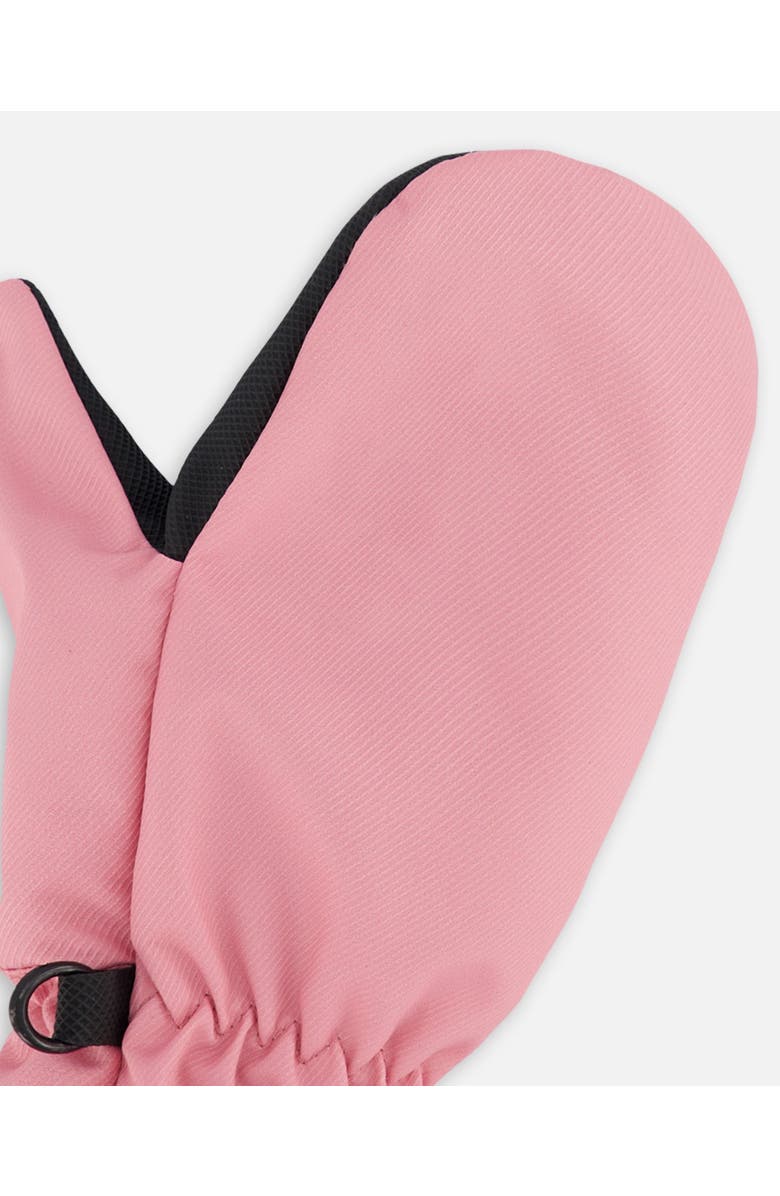Deux par Deux Girl's Mid-Season Mittens Pale Pink, Alternate, color, 