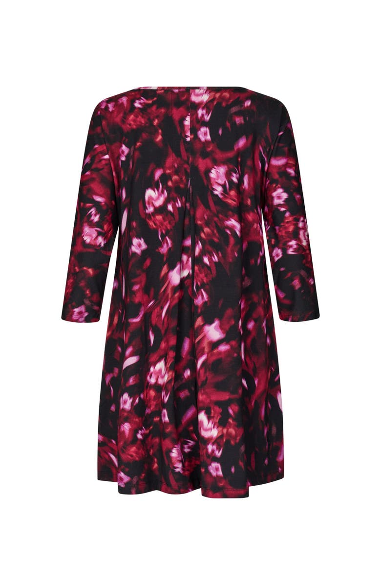 Masai Copenhagen Magertine Floral Swing Tunic, Alternate, color, Tawny Port