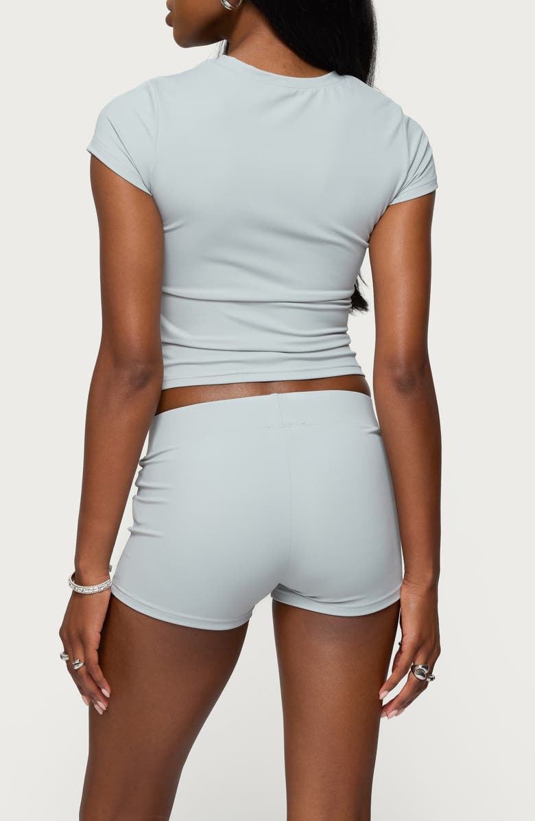 EDIKTED With Love Babydoll T-Shirt, Alternate, color, Gray