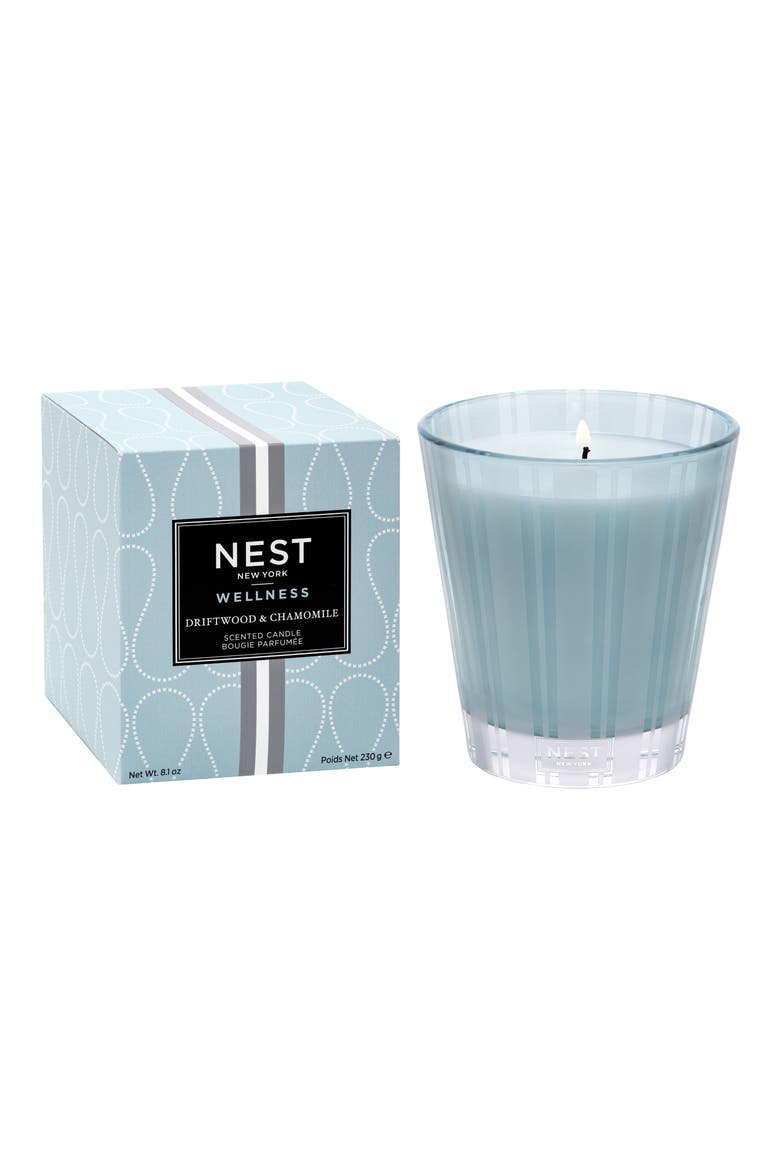 Driftwood & Chamomile Scented Candle, Alternate, color, NO COLOR