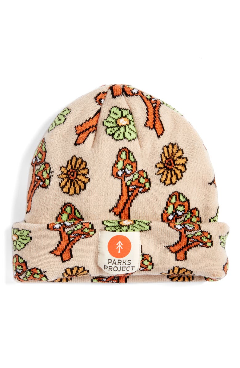 Parks Project Good Vibes Shroom Beanie, Main, color, 