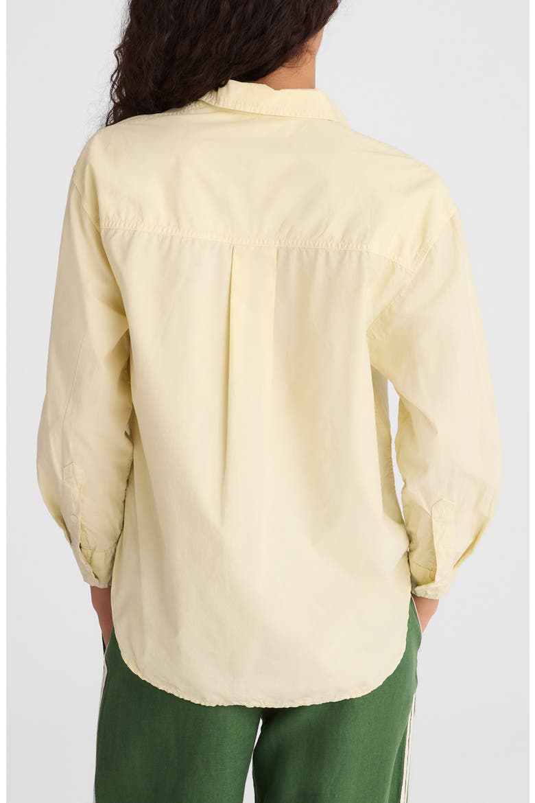 The Easy Poplin Button-Up Shirt, Alternate, color, SHEER PINEAPPLE