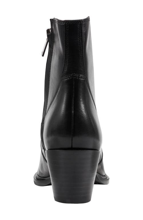 Marc Fisher Ltd Giulie Pointed Cap Toe Bootie In Black