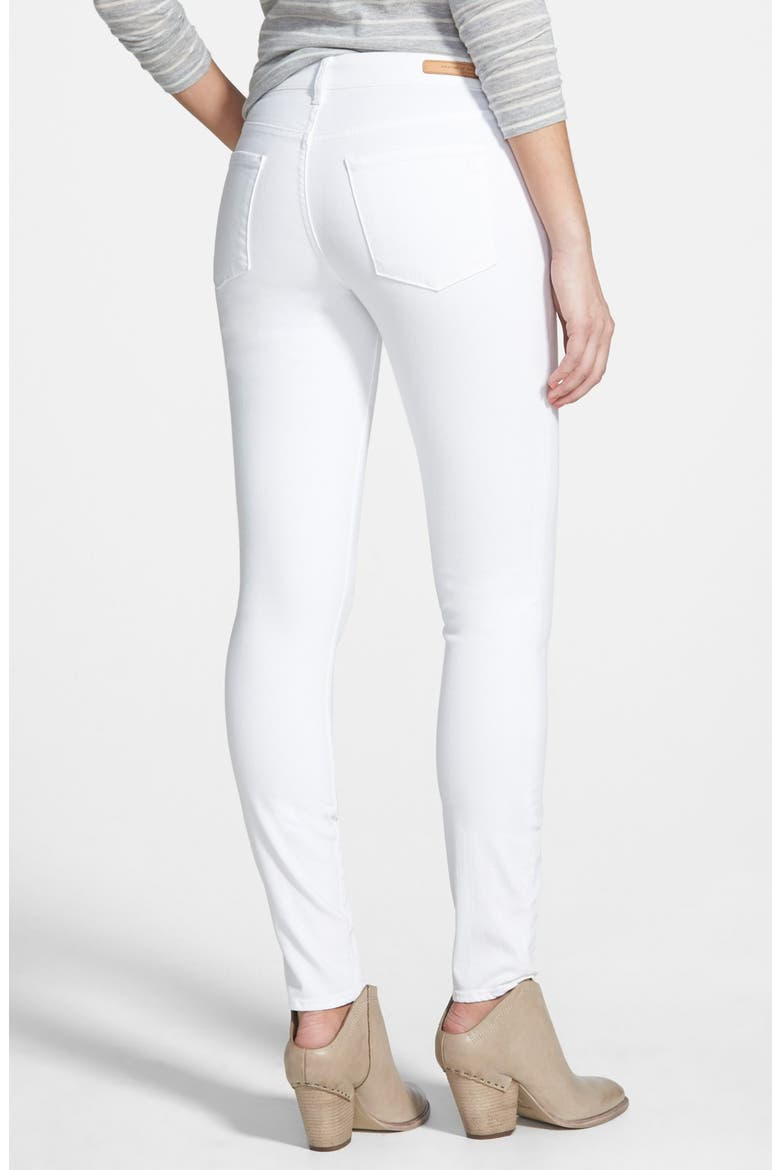'Sarah' Skinny Jeans, Alternate, color, WHITE