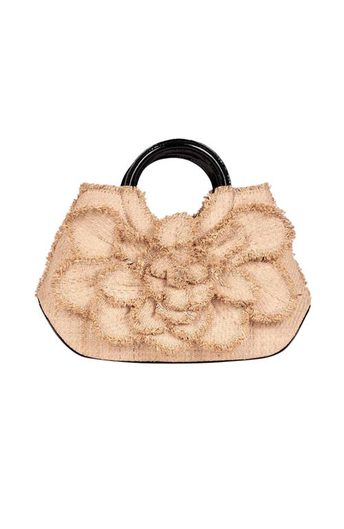 Anne Fontaine Bag Signature Floral Handbag In Brown