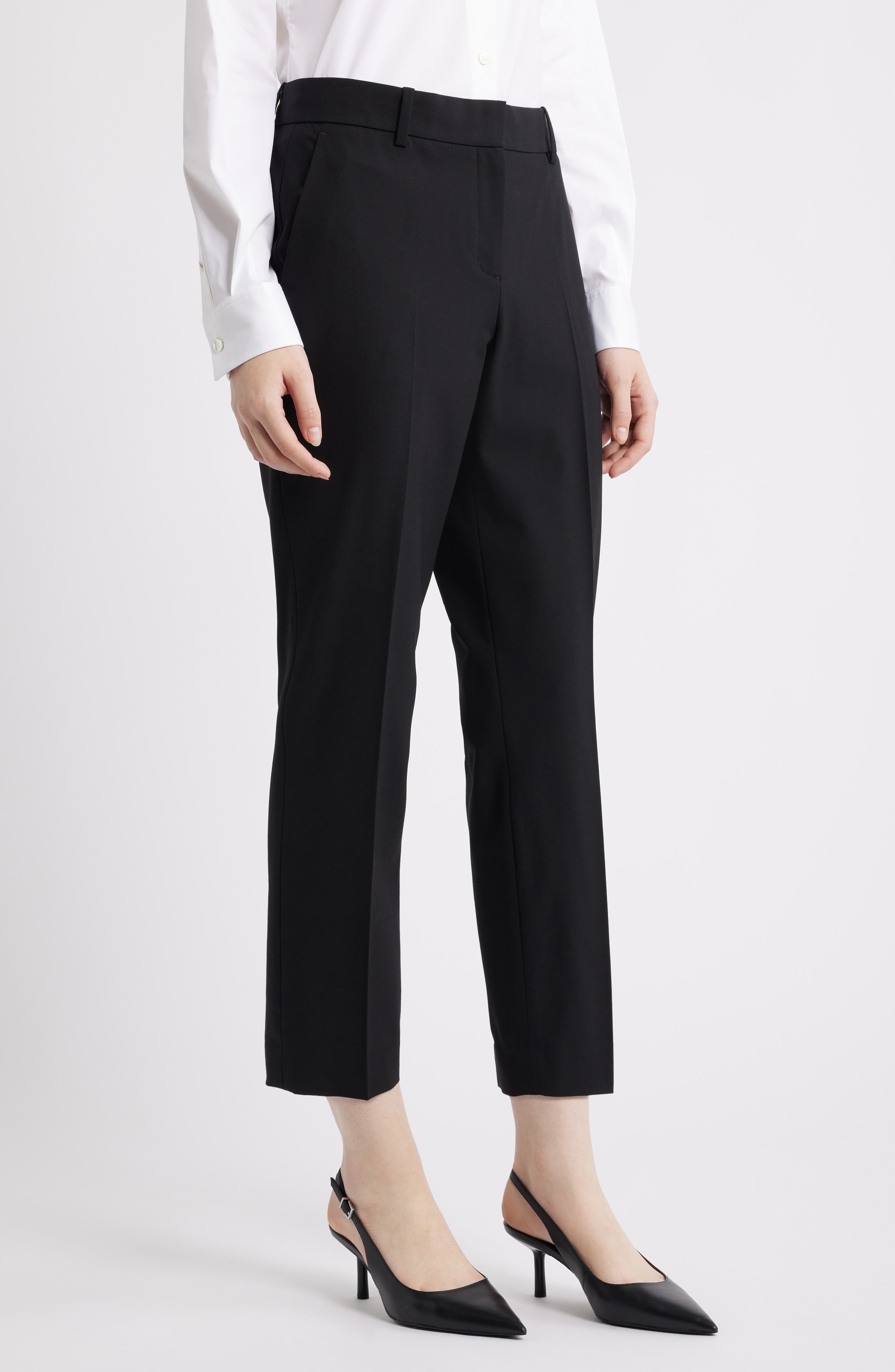 Theory Treeca 2 Crop Suit Pants (Women) | Nordstrom