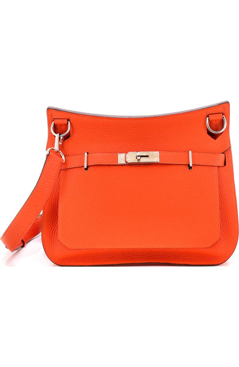 Pre-Owned Hermes Jypsiere Bag Clemence 28, Main, color, Feu