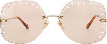 全国送料無料・イイ店 Oversize 63mm Chloé Geometric Nordstromrack | Sunglasses アクセサリー
