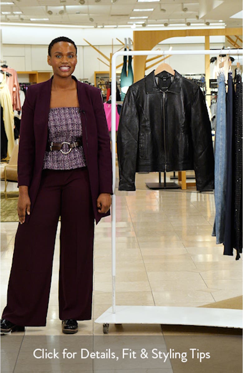 Lusan Leather Moto Jacket, sales video thumbnail