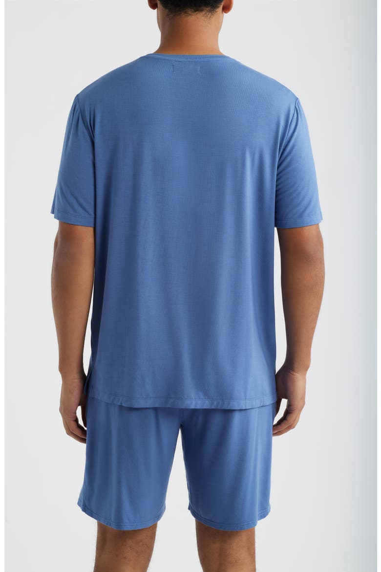 Moonlight Eco Stretch Modal Pajama T-Shirt, Alternate, color, BLUE BIJOU