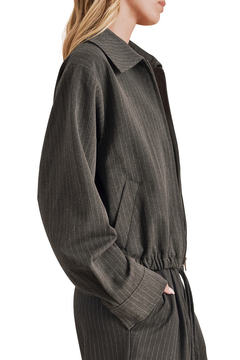 Blake Pinstripe Jacket, Alternate, color, CHARCOAL GREY PINSTRIPE