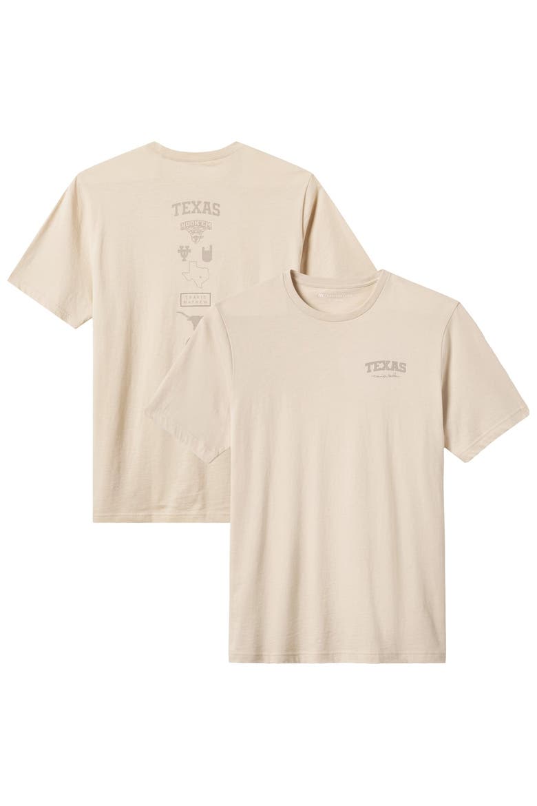 Men's TravisMathew  Tan Texas Longhorns College T-Shirt, Main, color, Tan