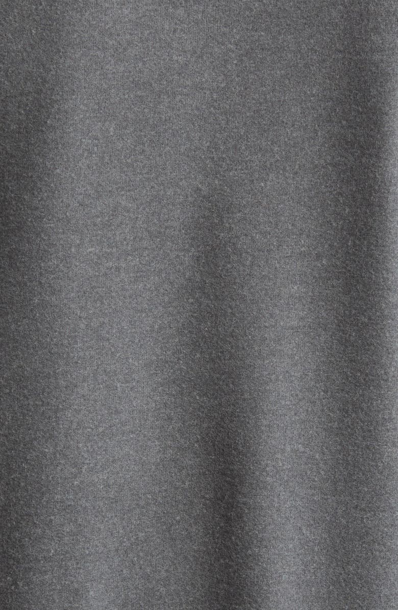 Stone Rose Brushed Jersey Hoodie, Alternate, color, Charcoal