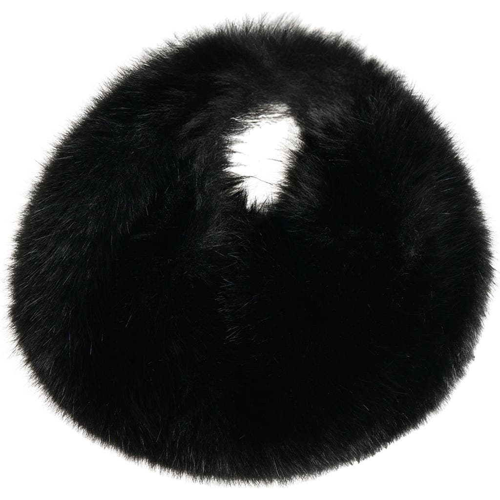 Naked Wardrobe Mini Faux Fur Bag In Black