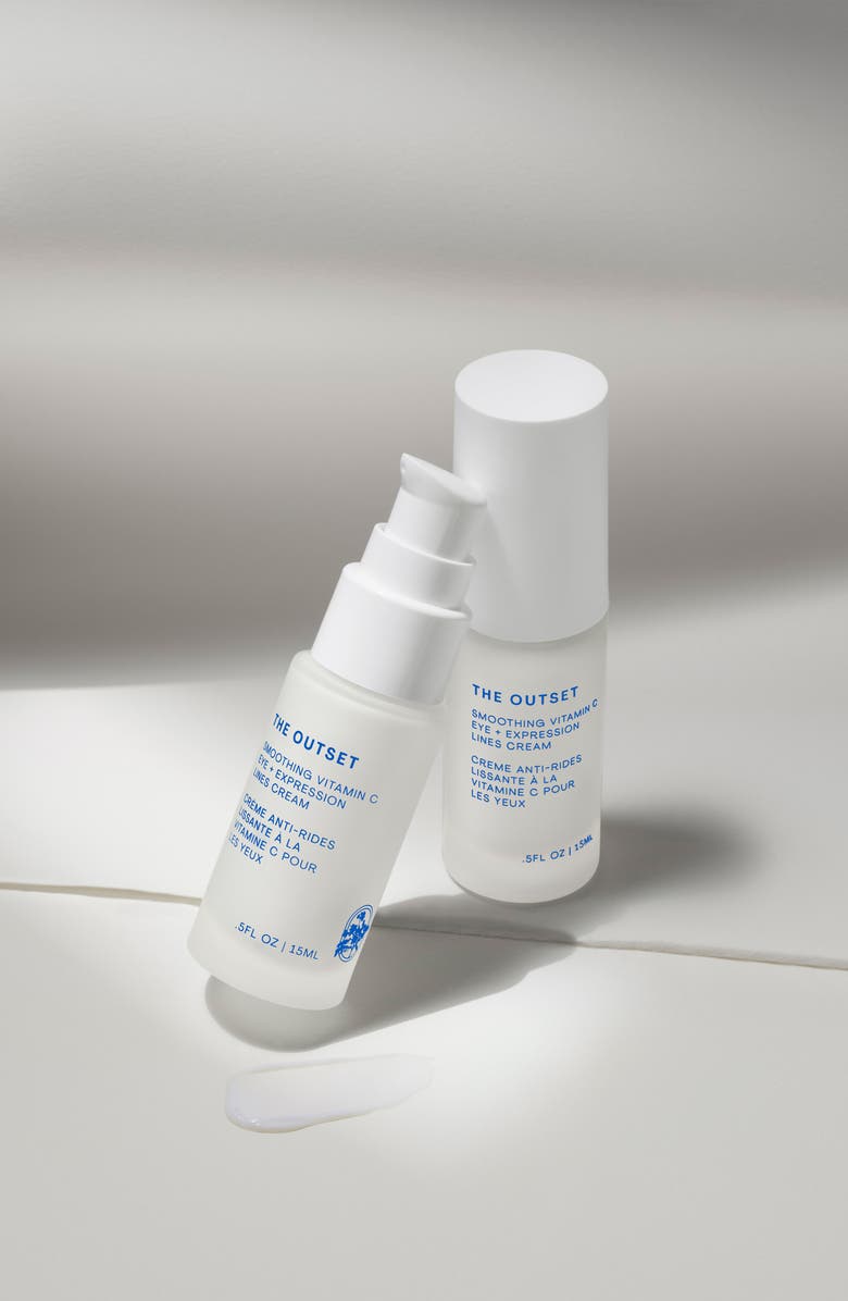 The Outset Smoothing Vitamin C Eye + Expression Lines Cream, Alternate, color,