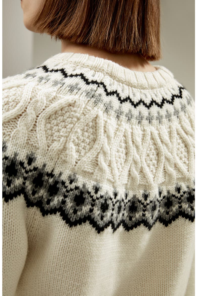Women's Fair Isle Crewneck Sweater, Alternate, color, Fair Isle