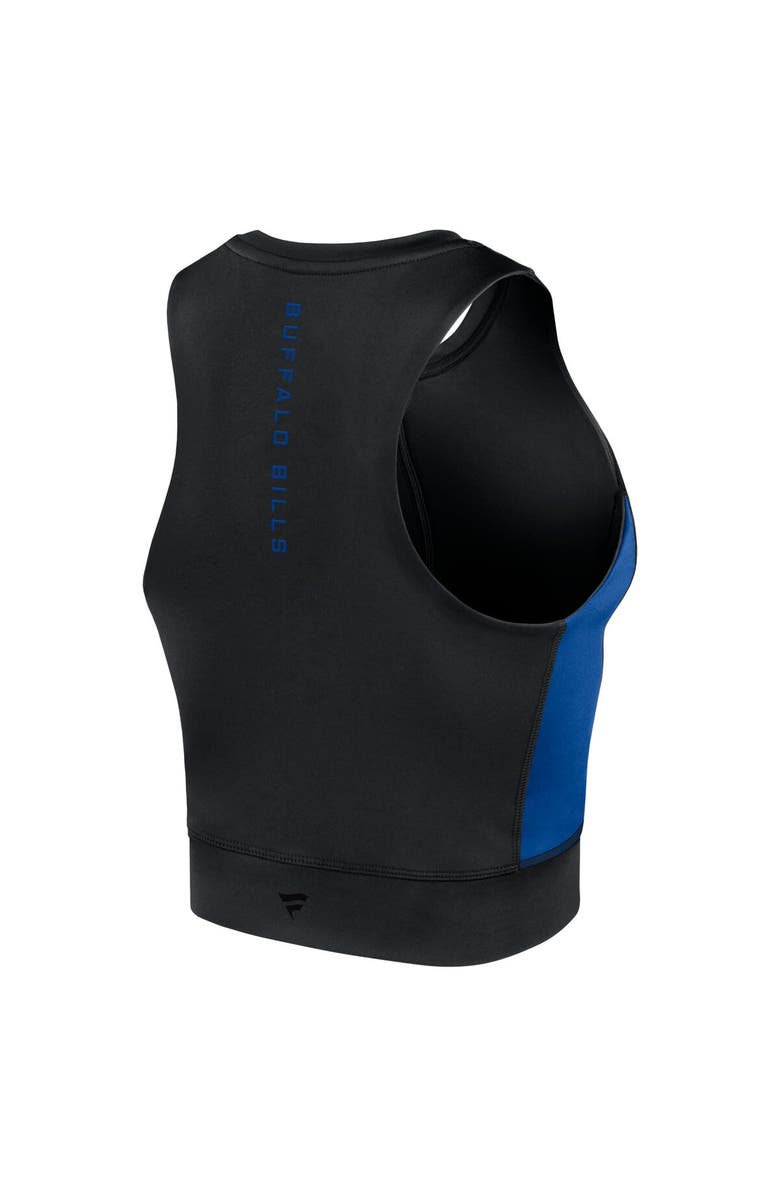 Fanatics Signature Women's Fanatics Signature Black Buffalo Bills Studio Fitted Gym Tank Top, Alternate, color, Black