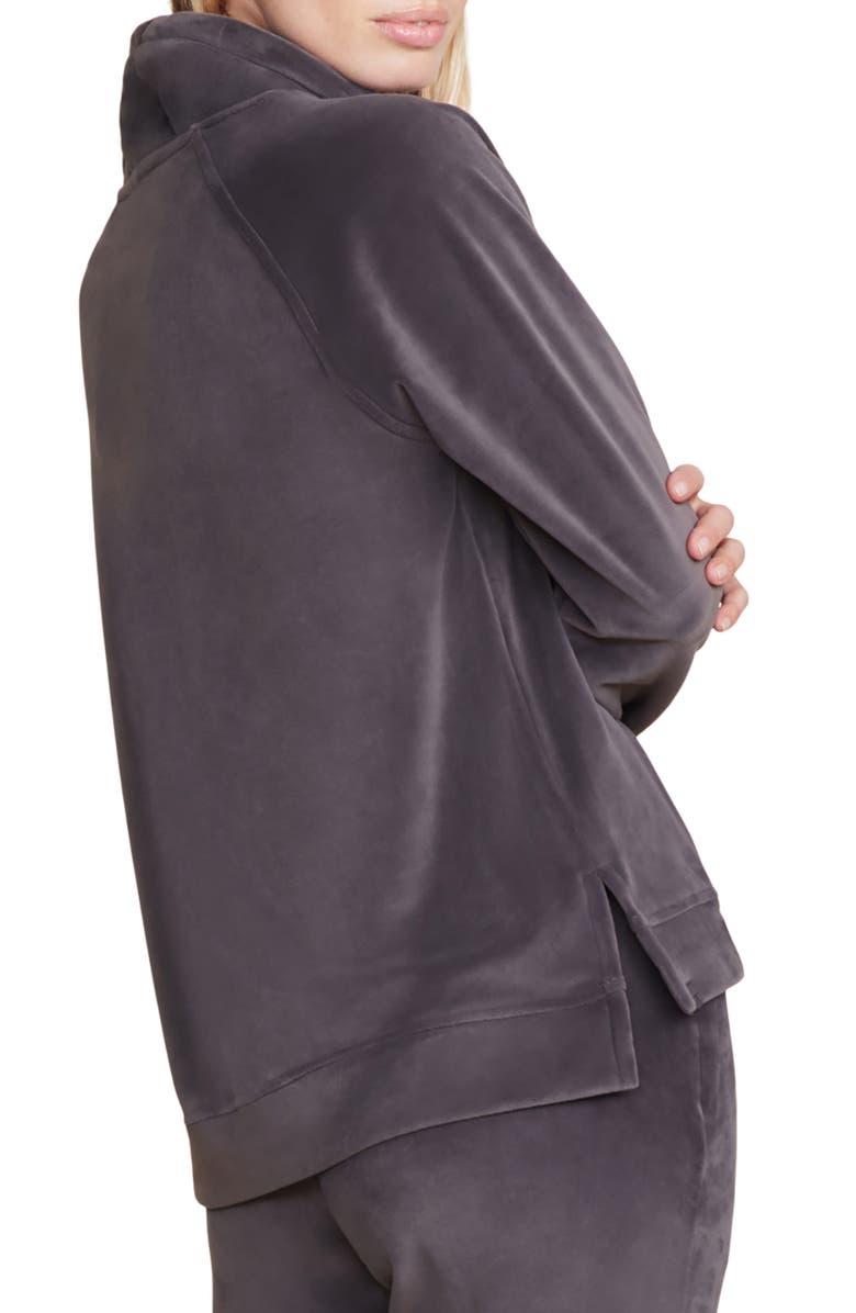 Barefoot Dreams<sup>®</sup> LuxeChic<sup>®</sup> Funnel Neck Pullover, Alternate, color,