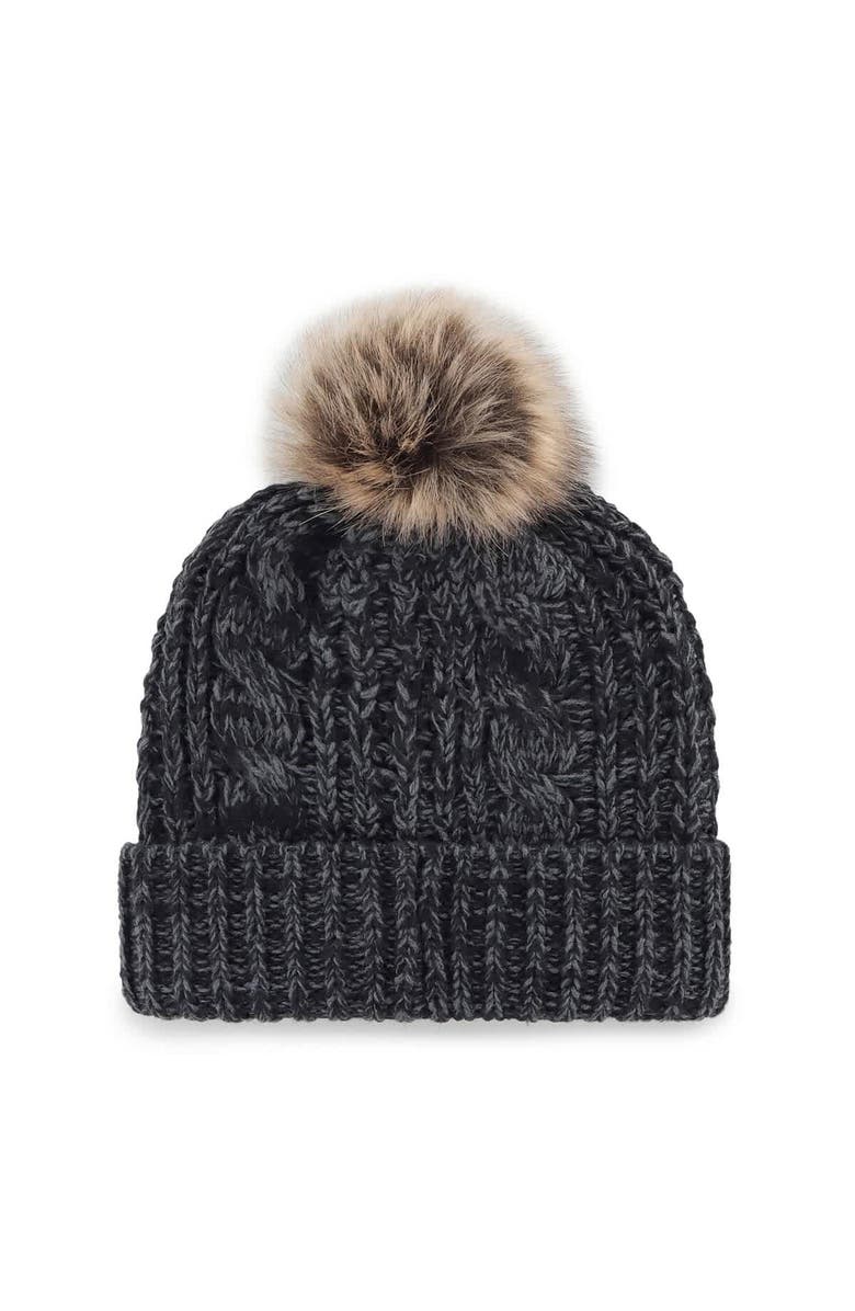 '47 Women's '47 Black Boston Bruins Meeko Cuffed Knit Hat, Alternate, color, Black