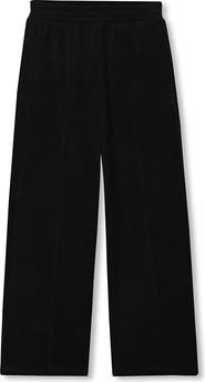 Lands' End Girls Plush Rib Wide Leg Pants
