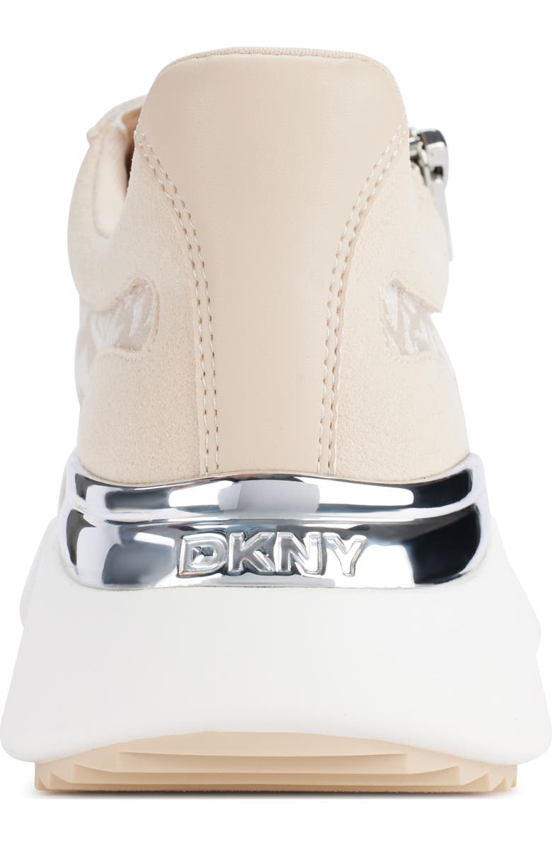 DKNY Zacata Platform Wedge Sneaker, Alternate, color, Hemp