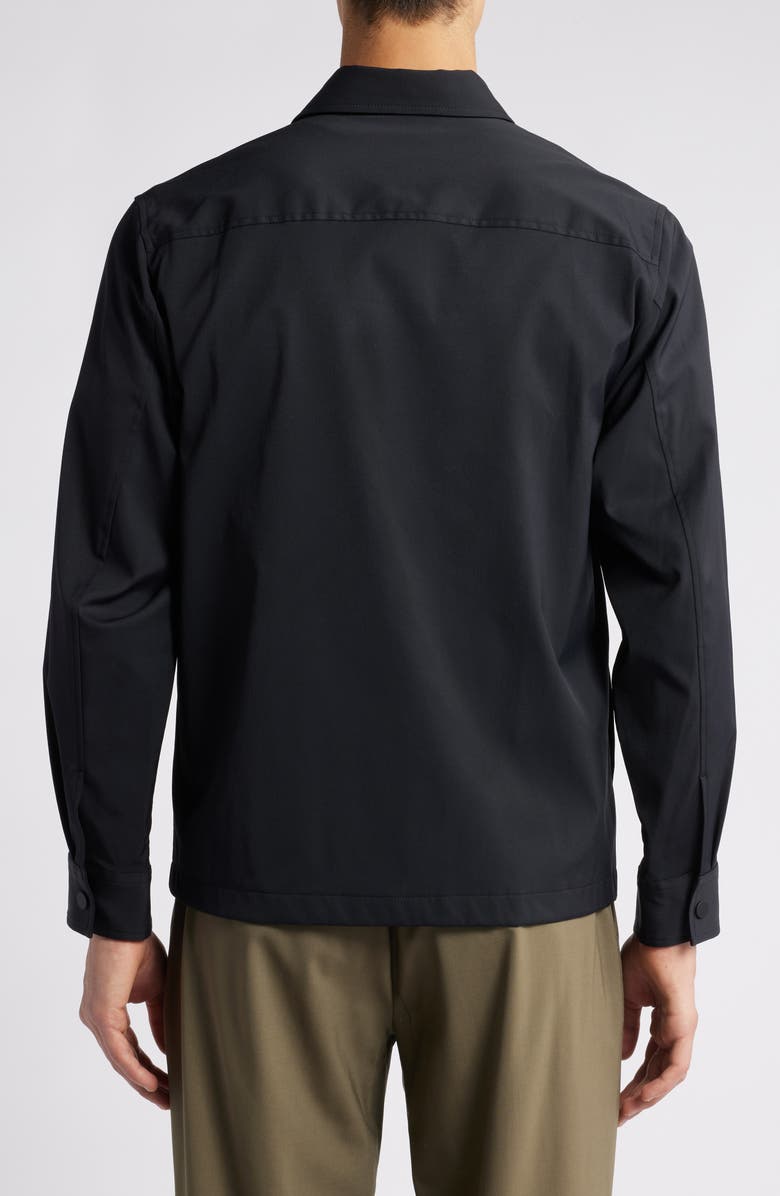 Theory Snap-Up Water Resistant Performance Shirt Jacket, Alternate, color,