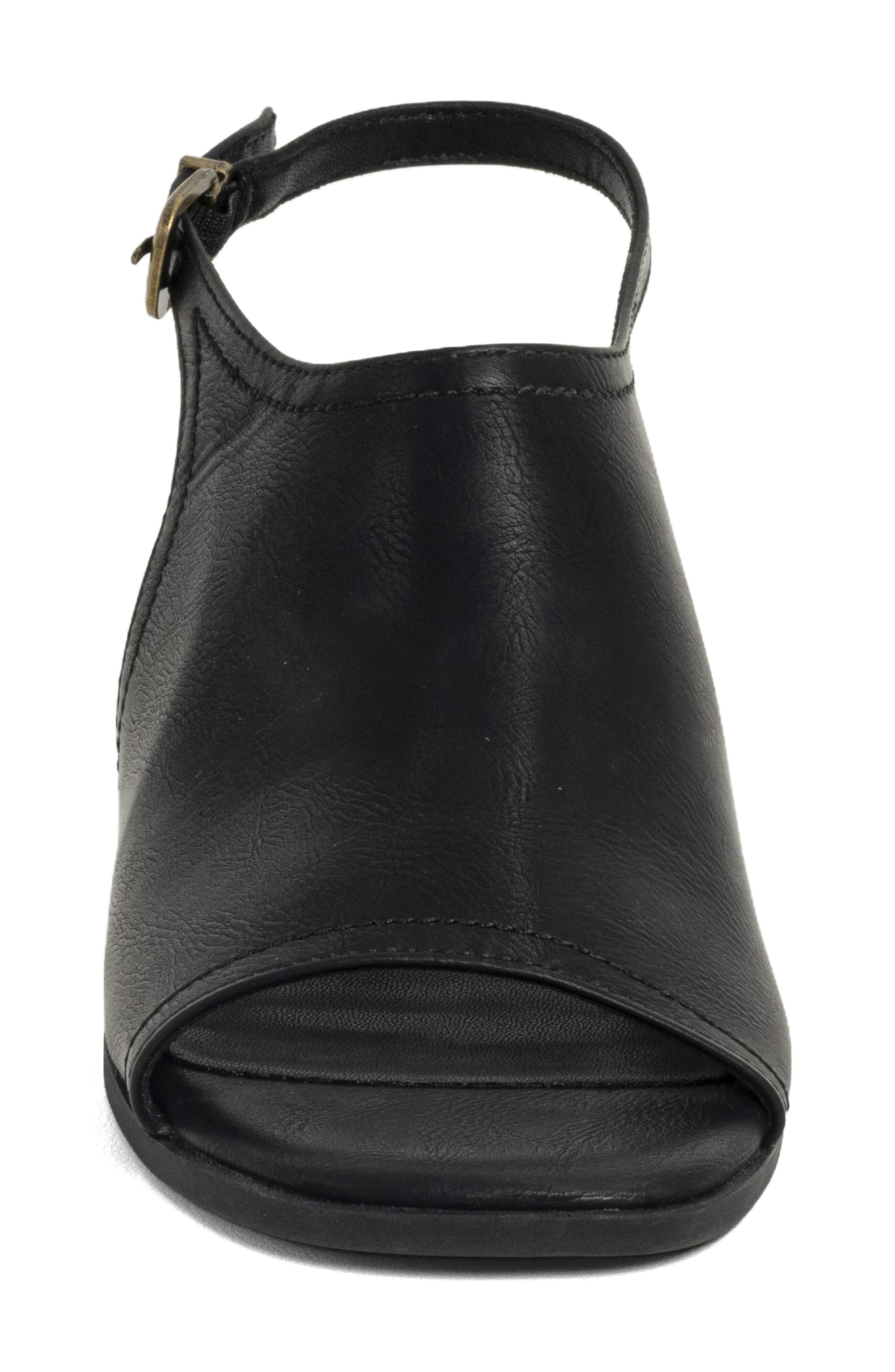 SHUSHOP Faith Sandal, Alternate, color, Black