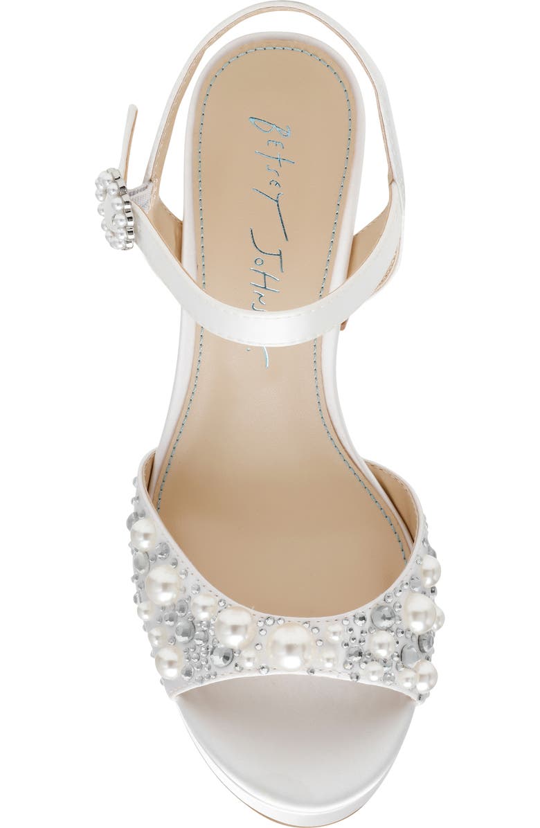 Betsey Johnson Avian Platform Sandal, Alternate, color,