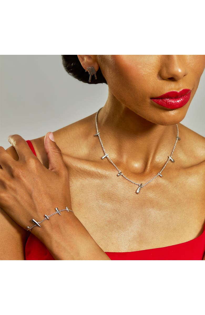 Lucy Quartermaine Shard Bracelet, Alternate, color, Sterling Silver