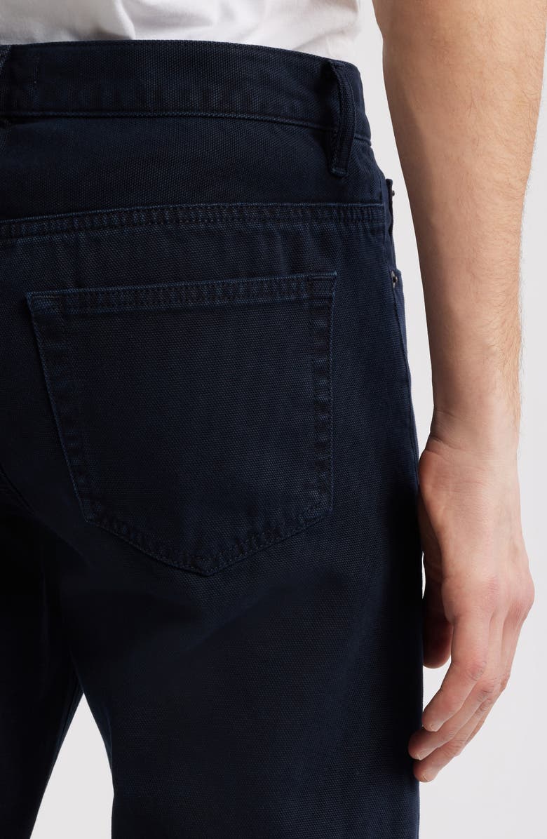 FRAME The Straight Leg Canvas Jeans, Alternate, color, Dark Navy