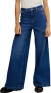 Free People Kellee High Waist Wide Leg Palazzo Jeans