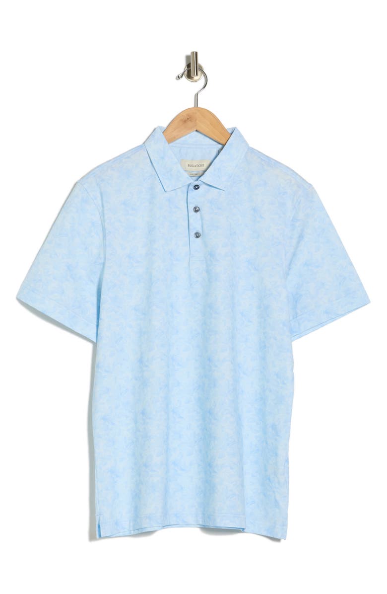Bugatchi Vincent OoohCotton<sup>®</sup> Knit Polo, Alternate, color, Air Blue