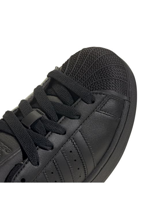 Adidas Originals Adidas Superstar Sneaker In Black/black/black