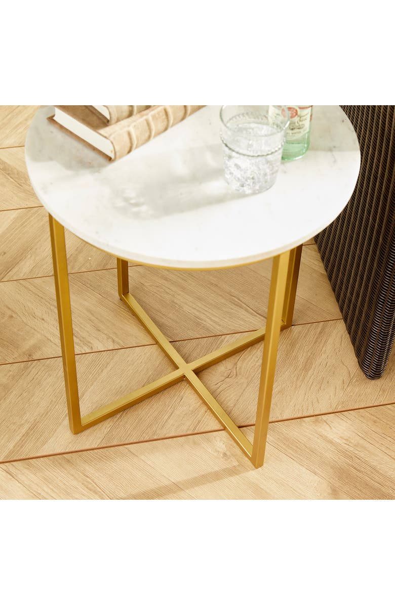 Napa Home & Garden Aveline Table, Alternate, color, Gold
